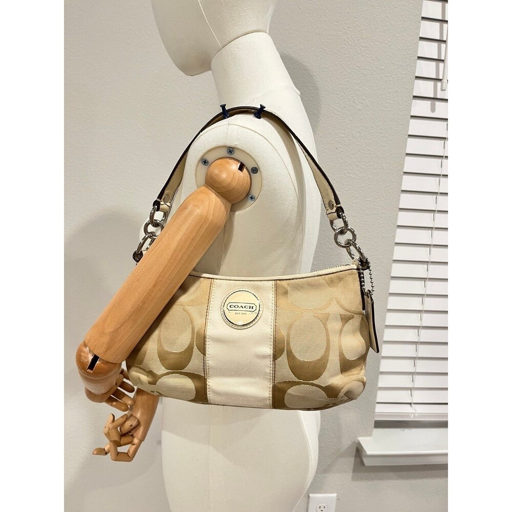 Coach Signature C Monogram Shoulder Bag